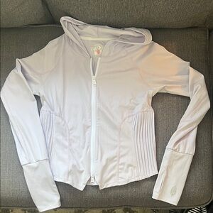 FP Movement by Free People Light Lavender Zip Hoodie Jacket